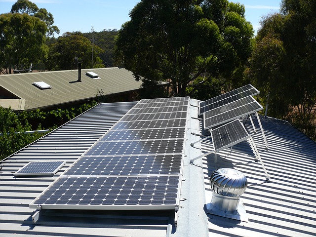 solar panel house