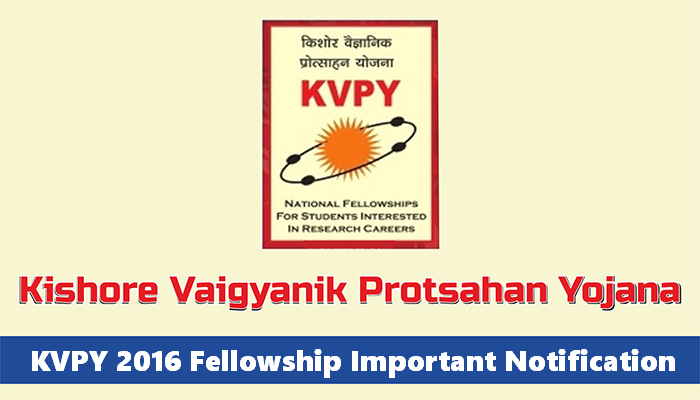 Kishore VaigyanikProtsahanYojana Fellowship Exam